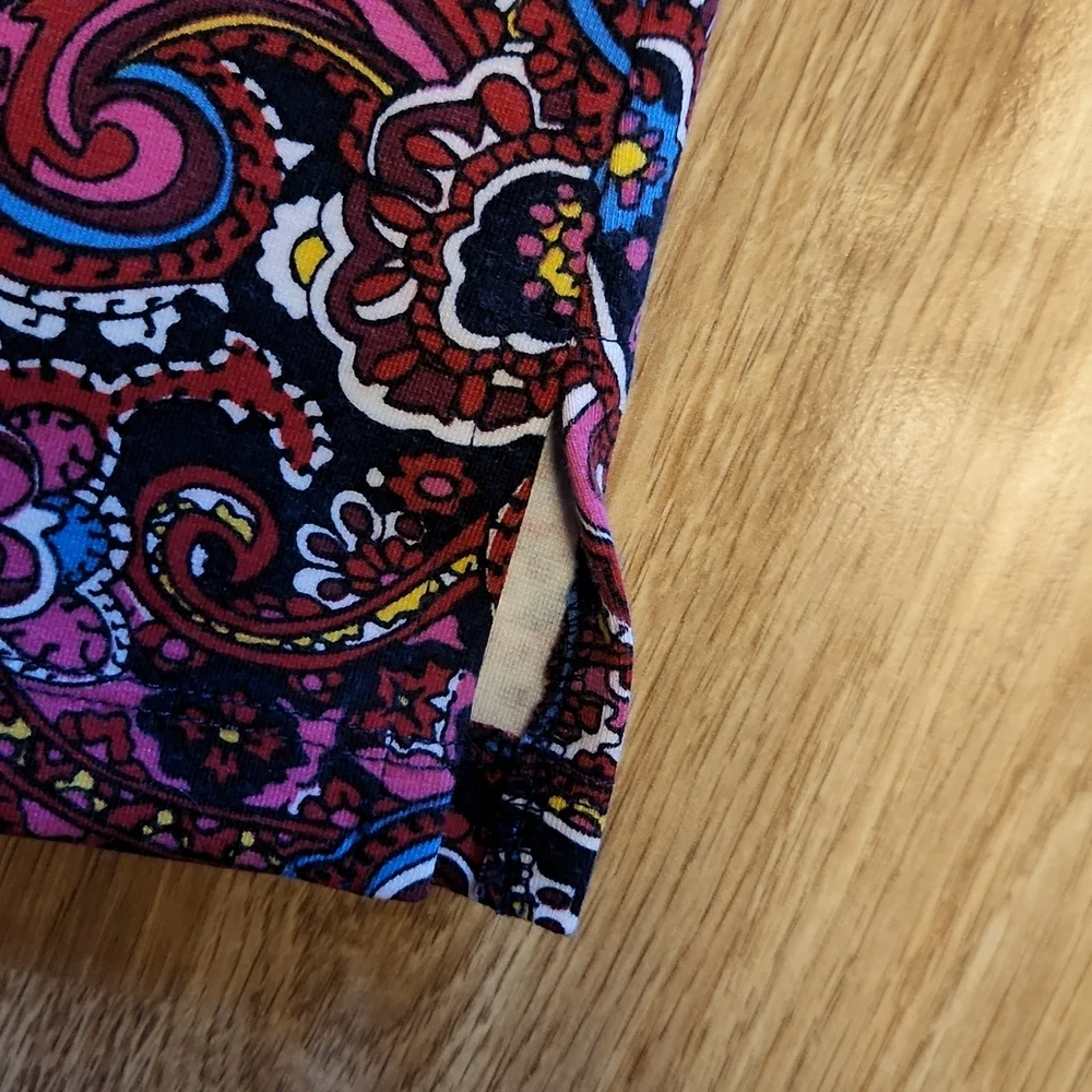 NWT Talbots sz P paisley knit skirt